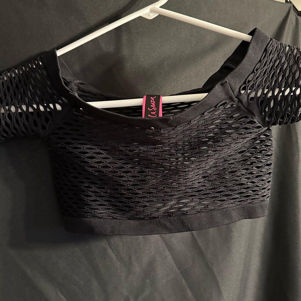 Sexy Mesh Crop Top